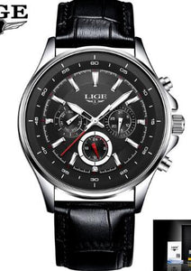 New LIGE Mens Watch