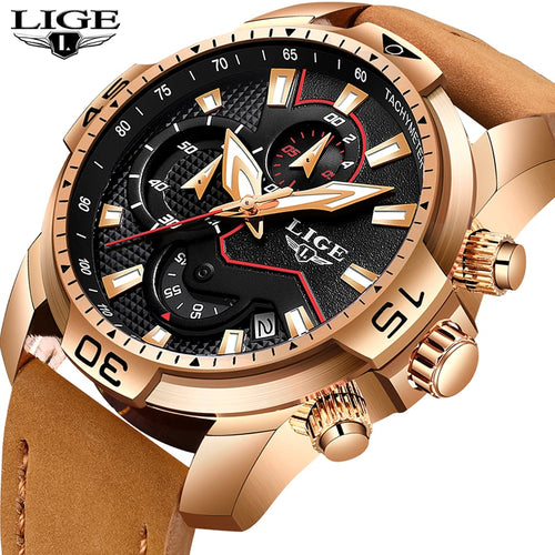 LIGE 2019 Fashion Men's Sport Watch