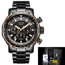 Load image into Gallery viewer, 2018 New LIGE Top Brand Mens Watch