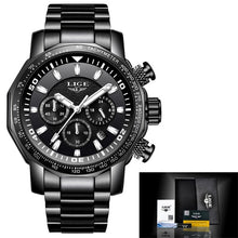 Load image into Gallery viewer, 2018 New LIGE Top Brand Mens Watch