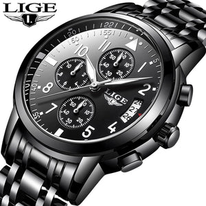 relogio masculino LIGE Mens Watch