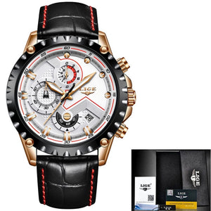 LIGE Top Brand Luxury Watch