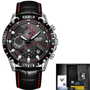 LIGE Top Brand Luxury Watch