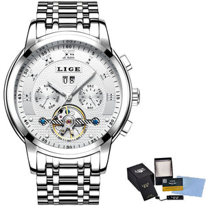 LIGE Mens Watch