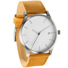 Load image into Gallery viewer, Low-key watches Minimalist Connotation Leather Men's Quartz Wristwatch
