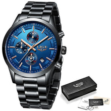 Load image into Gallery viewer, LIGE Watch Men Top Brand Luxury