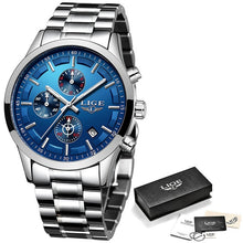 Load image into Gallery viewer, LIGE Watch Men Top Brand Luxury