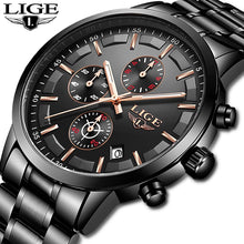 Load image into Gallery viewer, LIGE Watch Men Top Brand Luxury