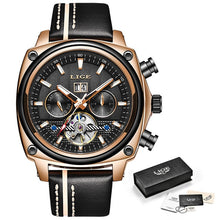 Load image into Gallery viewer, LIGE Men Watches Original Automatic Mechanical Watch