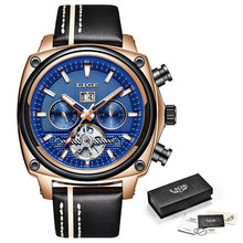 Load image into Gallery viewer, LIGE Men Watches Original Automatic Mechanical Watch