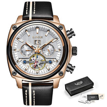 Load image into Gallery viewer, LIGE Men Watches Original Automatic Mechanical Watch