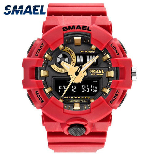 Men Watches Red Style New Sport Watch